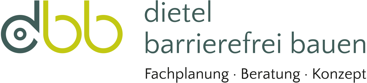 Logo dietel barrierefrei bauen, Fachplanung, Beratung, Konzept